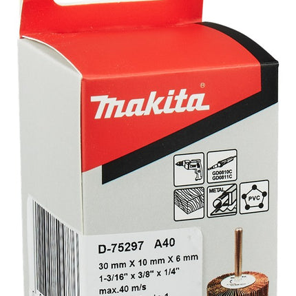 Afbeelding Makita lamellenborstel 30x10x6 k40 D-75297