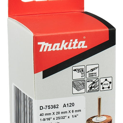 Afbeelding Makita lamellenborstel 40x20x6 k120 D-75362