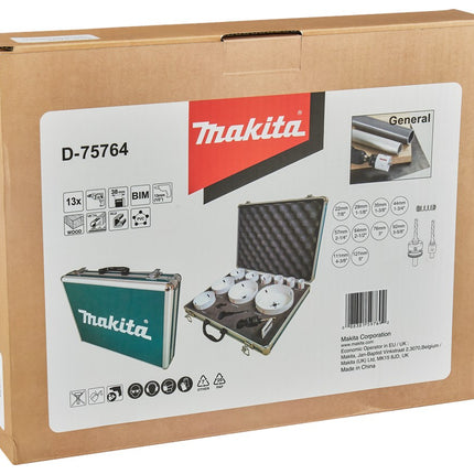 Afbeelding Makita gatzaagset bim 13-dlg 22-127mm D-75764