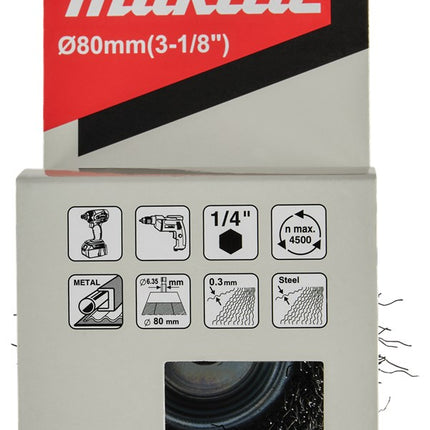 Afbeelding Makita komborstel 1/4"x80mm D-76451
