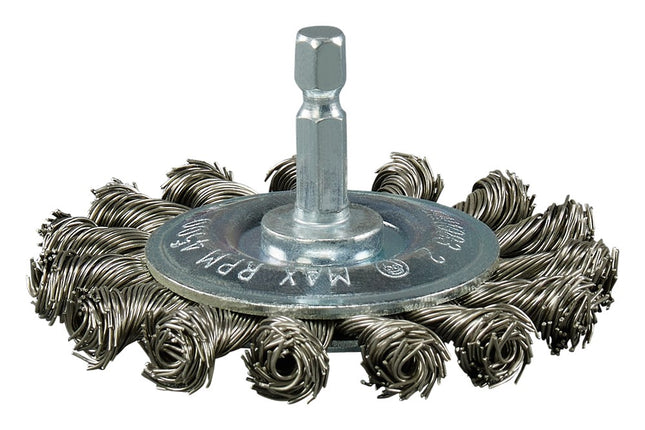 Afbeelding Makita rondborstel 1/4"x75mm rvs D-76716