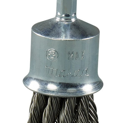 Afbeelding Makita penseelborstel 1/4"x24mm rvs D-76750