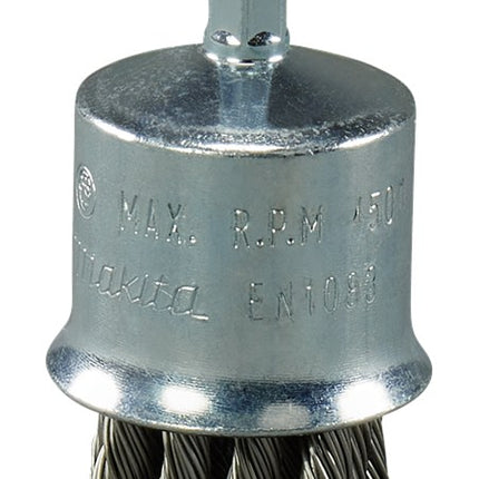 Afbeelding Makita penseelborstel 1/4"x28mm rvs D-76766