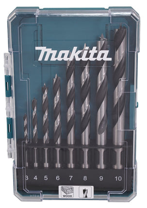 Afbeelding Makita houtspiraalborenset 8-delig D-77257