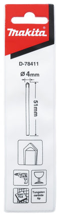 Afbeelding Makita glasboor 4x51mm D-78411