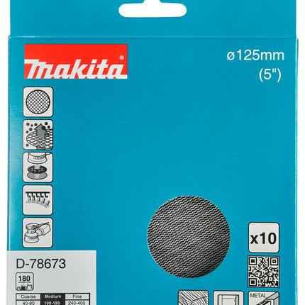 Afbeelding Makita schuurnet 125mm k180 D-78673