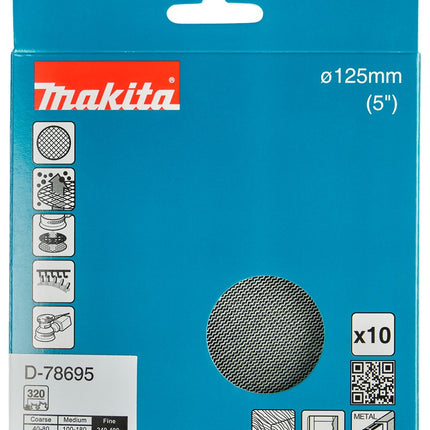 Afbeelding Makita schuurnet 125mm k320 D-78695