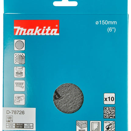 Afbeelding Makita schuurnet 150mm k120 D-78726