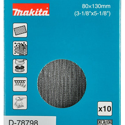 Afbeelding Makita schuurnet 80x130m k180 D-78798