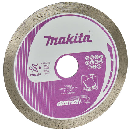 Makita Diamantschijf 125x22,23x1,8mm - D-80226