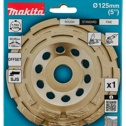Afbeelding Makita komschijf diam segm 125mm D-80606