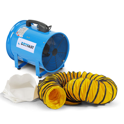 DRYFAST VENTILATOR DAF2500M SET 5M SLANGEN STOFZAK