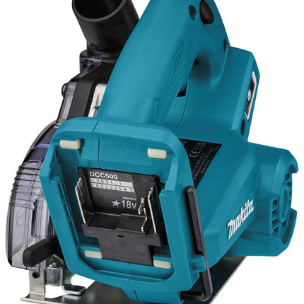 Afbeelding Makita 18 v diamantsnijder nat en droog 125 mm DCC500ZJX6