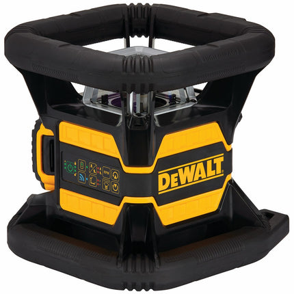 DeWALT Tool connect roterende laser 18v groen met bluetooth + statief + meetlat DCE080D1GS