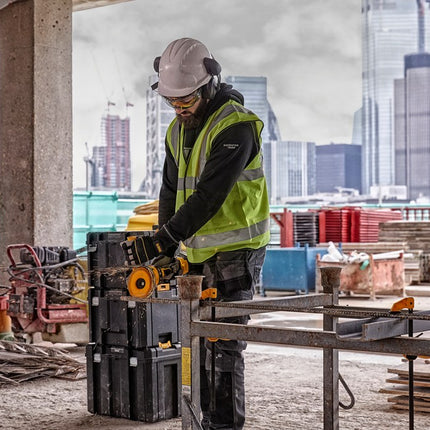 DeWALT 54v xr flexvolt 125mm haakse slijper in tstak - zonder accu en lader DCG418NT