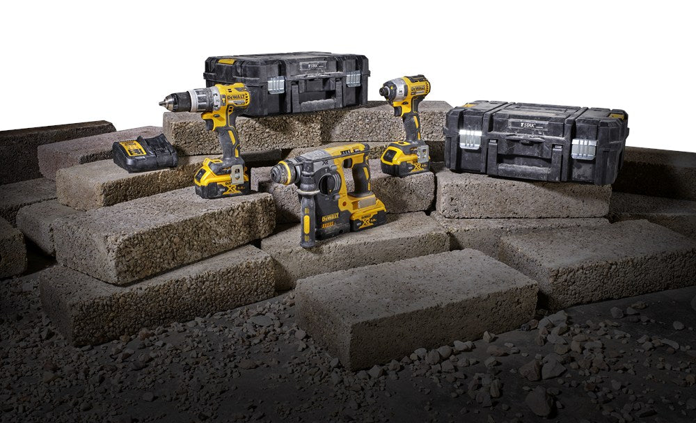 DeWALT 18v xr 3-delige voordeelset in toughsystem 3x 5.0ah DCK368P3T
