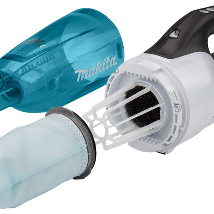 Afbeelding Makita 18 v steelstofzuiger wit DCL281RTWX