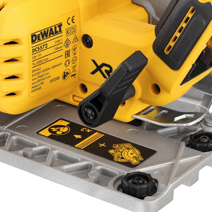DeWALT 18v xr brushless 184mm cirkelzaag DCS572NT