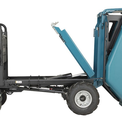 Afbeelding Makita lxt 2x18 v accu dumper met elektrisch kiepbare bak DCU602Z