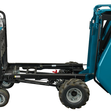 Afbeelding Makita lxt 2x18 v accu dumper met bak DCU603Z