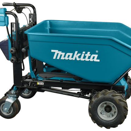 Afbeelding Makita lxt 2x18 v accu dumper met bak DCU603Z