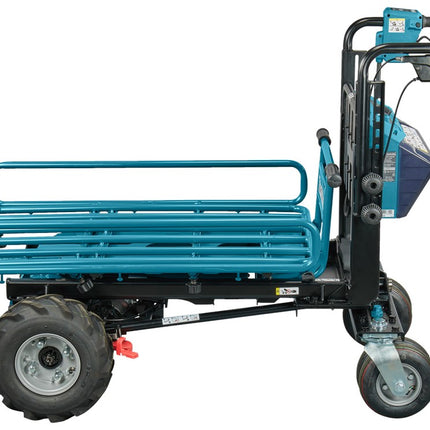 Afbeelding Makita lxt 2x18 v dumper met rek DCU604Z