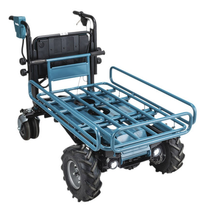 Afbeelding Makita lxt 2x18 v dumper met rek DCU604Z