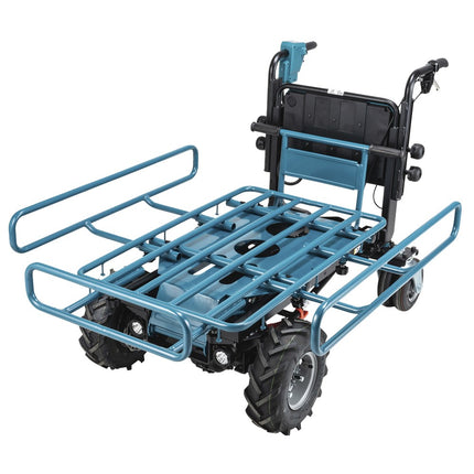 Afbeelding Makita lxt 2x18 v dumper met rek DCU604Z