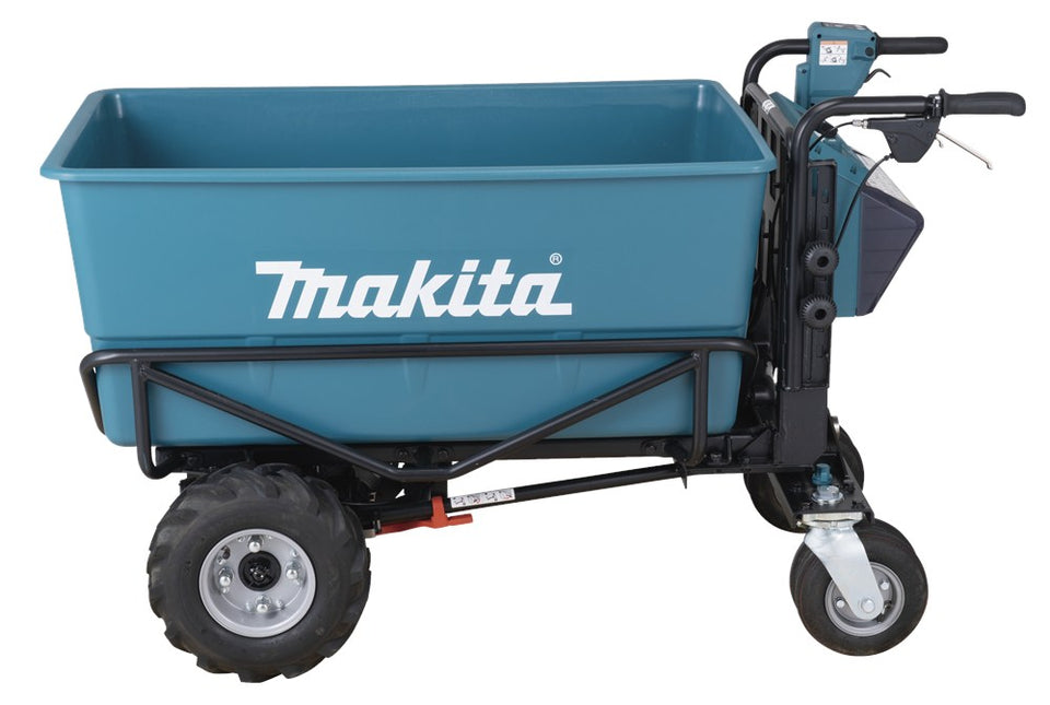 Afbeelding Makita lxt 2x18 v accu transporter met laadbak DCU605Z
