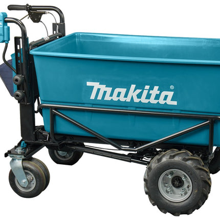 Afbeelding Makita lxt 2x18 v accu transporter met laadbak DCU605Z