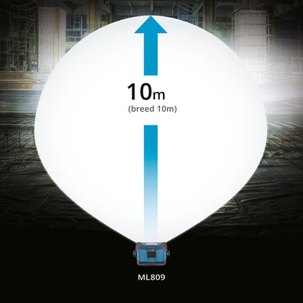 Afbeelding Makita bouwlamp led 2000-10000lum DEADML809