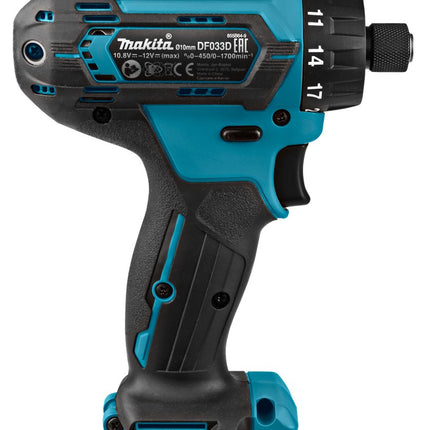 Afbeelding Makita 12 v max boor-/schroefmachine DF033DZJ