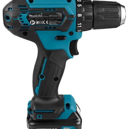 Afbeelding Makita 12 v max boor-/schroefmachine DF333DSAJ