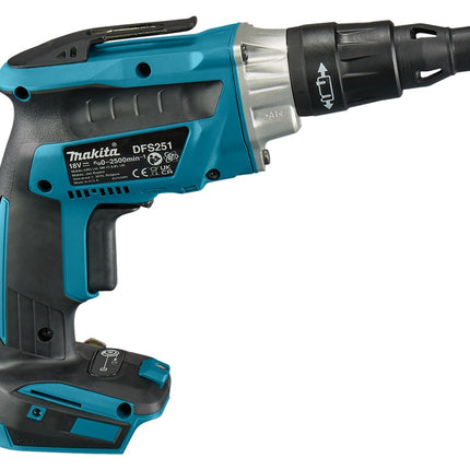 Afbeelding Makita 18 v schroevendraaier DFS251ZJ