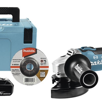 Afbeelding Makita 18 v haakse slijper 125 mm DGA506RTJ
