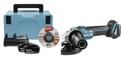 Afbeelding Makita 18 v haakse slijper 125 mm DGA506RTJ