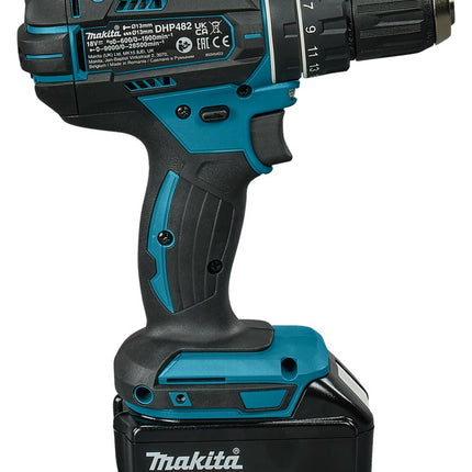 Afbeelding Makita 18 v klopboor-/schroefmachine DHP482RFJ