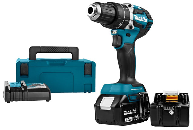 Afbeelding Makita 18 v klopboor-/schroefmachine DHP484RTJ