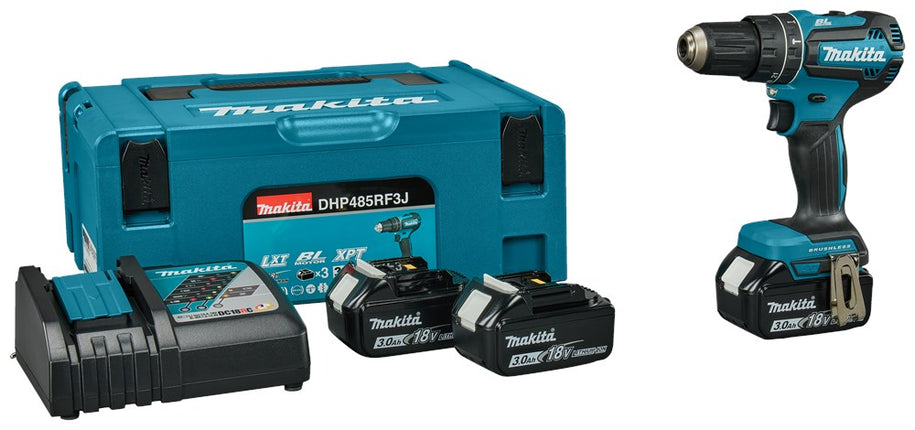 Afbeelding Makita 18 v klopboor-/schroefmachine DHP485RF3J