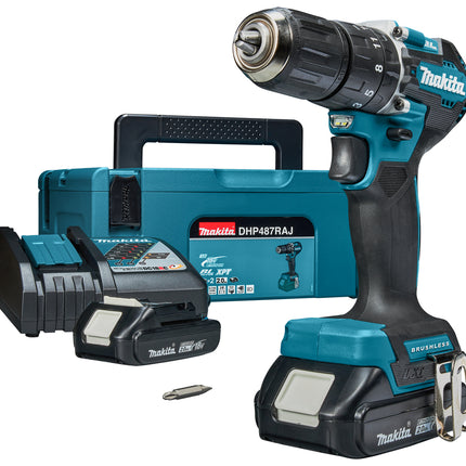 Makita DHP487RAJ 18V Klopboor-/schroefmachine (accu klopboormachine)