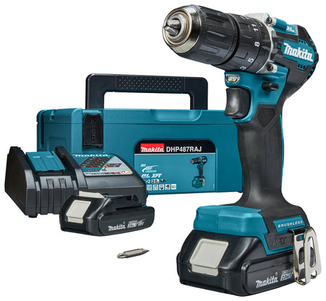 Makita DHP487RAJ 18V Klopboor-/schroefmachine (accu klopboormachine)