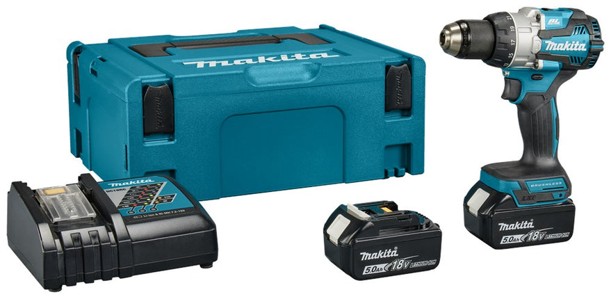 Afbeelding Makita 18 v klopboor-/schroefmachine DHP489RTJ