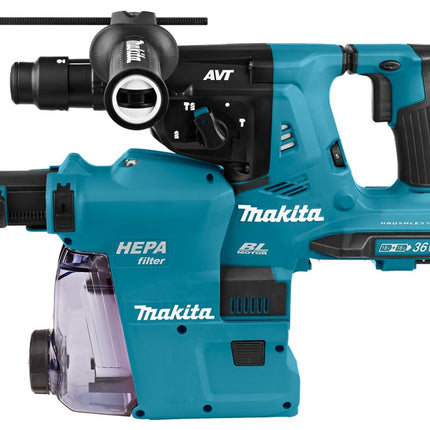 Afbeelding Makita 2x18 v combihamer DHR281ZWJ