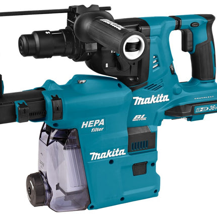 Afbeelding Makita 2x18 v combihamer DHR281ZWJ