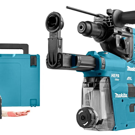 Afbeelding Makita 2x18 v combihamer DHR281ZWJ