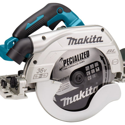 Afbeelding Makita 2x18 v cirkelzaag 235 mm