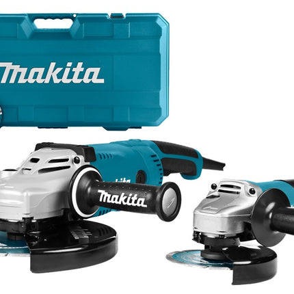 Afbeelding Makita 230 v haakse slijperset 125/230 mm DK0054X1