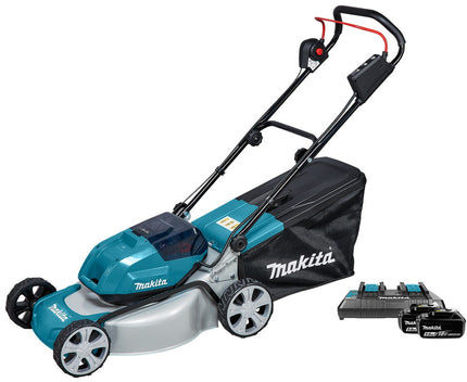 Afbeelding Makita lxt 2x18 v accu grasmaaier 46 cm DLM463PT2
