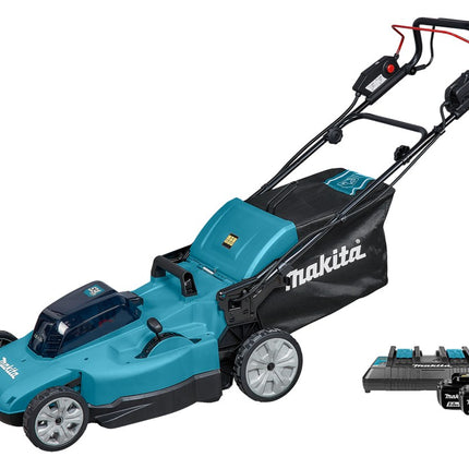 Afbeelding Makita lxt 2x18 v accu grasmaaier 53 cm DLM539PT2