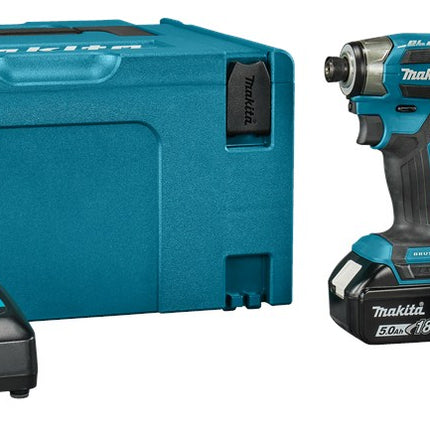 Afbeelding Makita 18 v combiset voor allround (klop)boor- en (slag)schroefklussen DLX2180TJ
